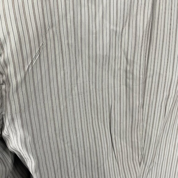 Hunting Horn Black Striped Wool 2 Button Ventless Notch Blazer USA Made Size 46L - Picture 8 of 13